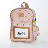 Kids Backpack | Laminated Fabric with Genuine Leather
