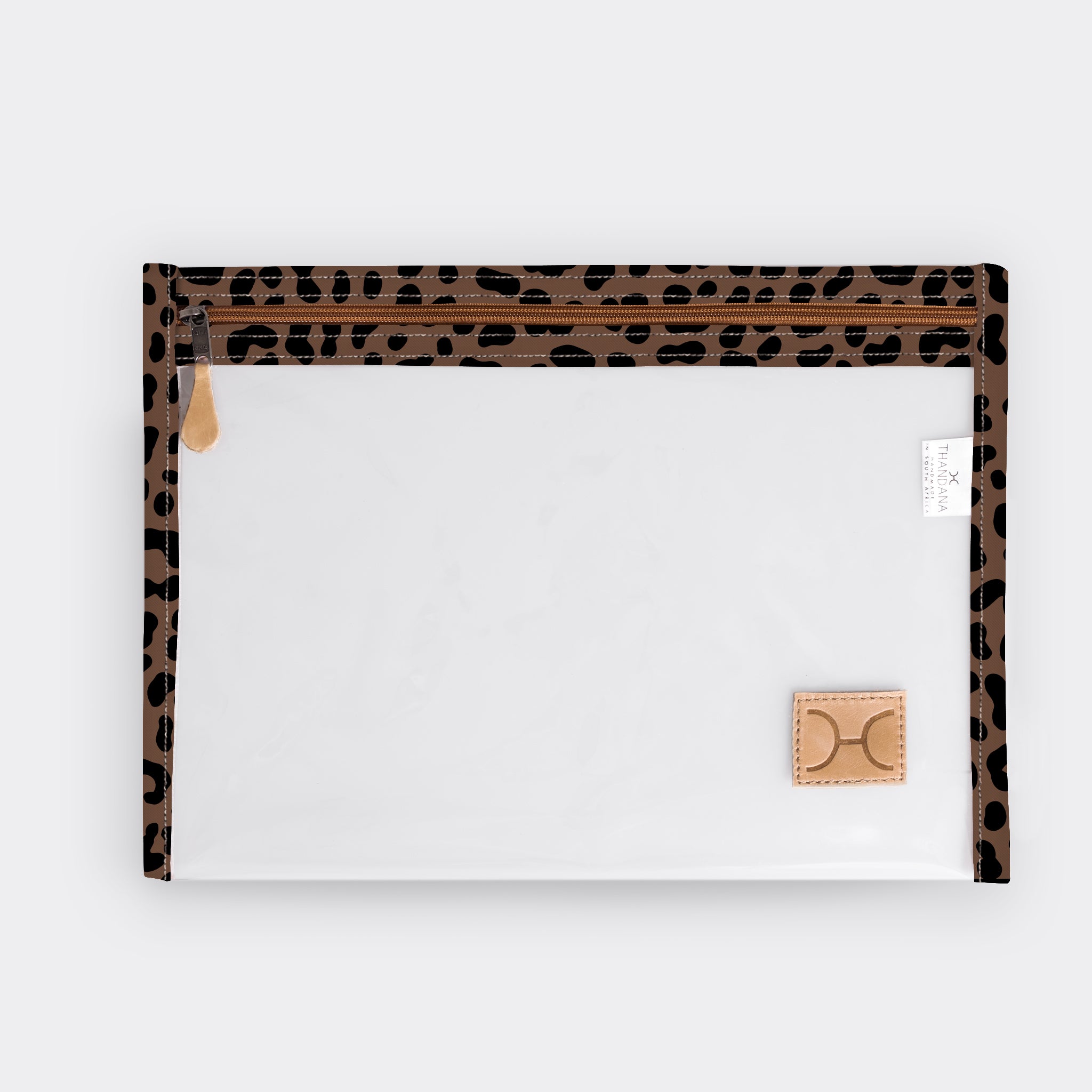 Clear Document Pouch | Laminated Fabric | In Stock