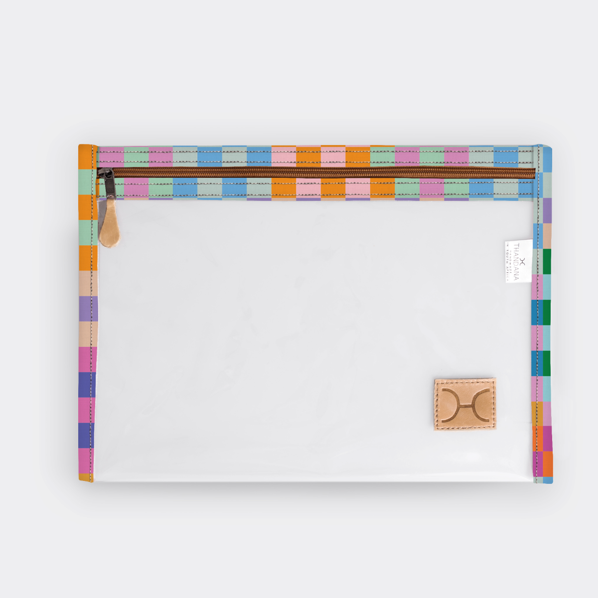 Clear Document Pouch | Laminated Fabric | In Stock