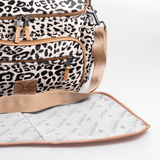 Baby Changing Backpack | Faux Fur Genuine Leather
