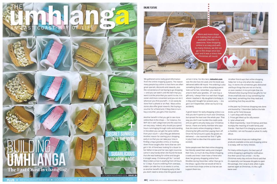 The Umhlanga Magazine Oct / Nov 2016 Issue