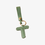 Charms Letters Key Ring | Leather
