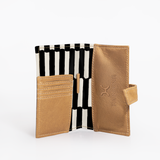 Travel Mini Wallet | Laminated Fabric with Genuine Leather