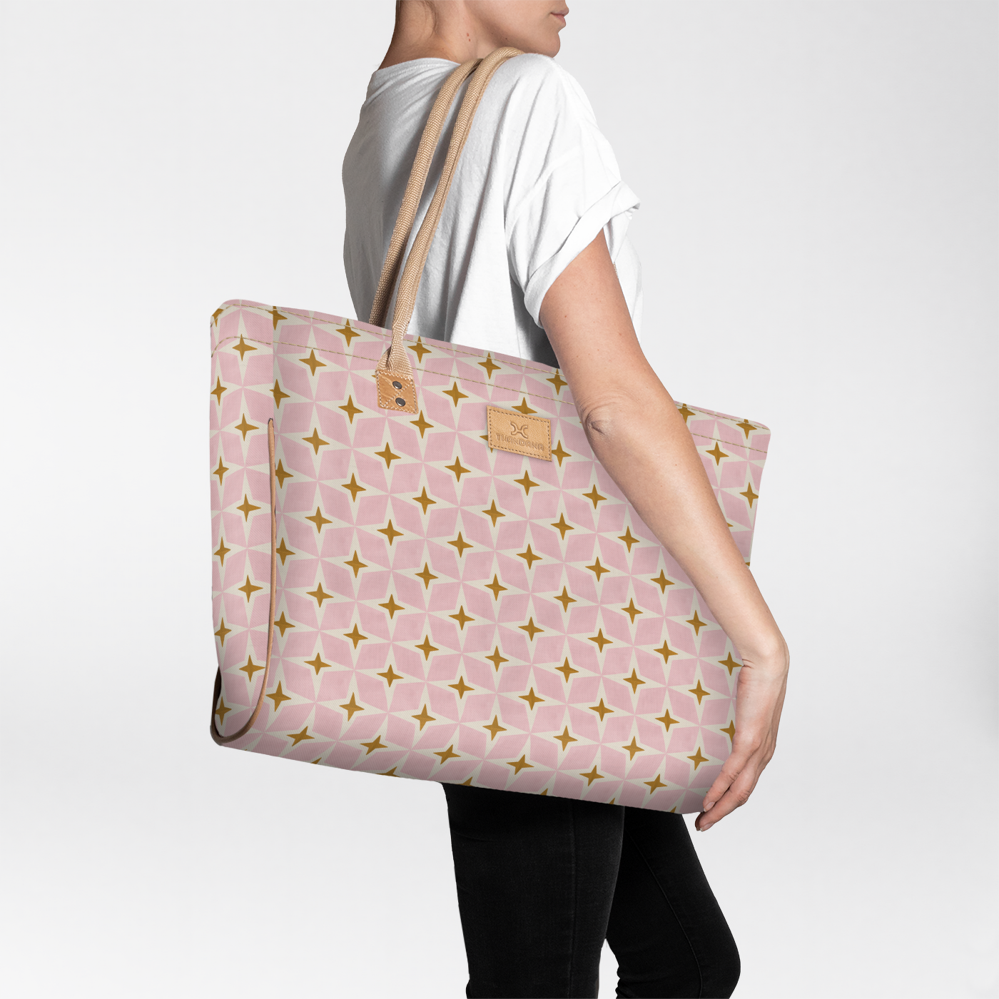 Beach Bag Large | Laminated Fabric