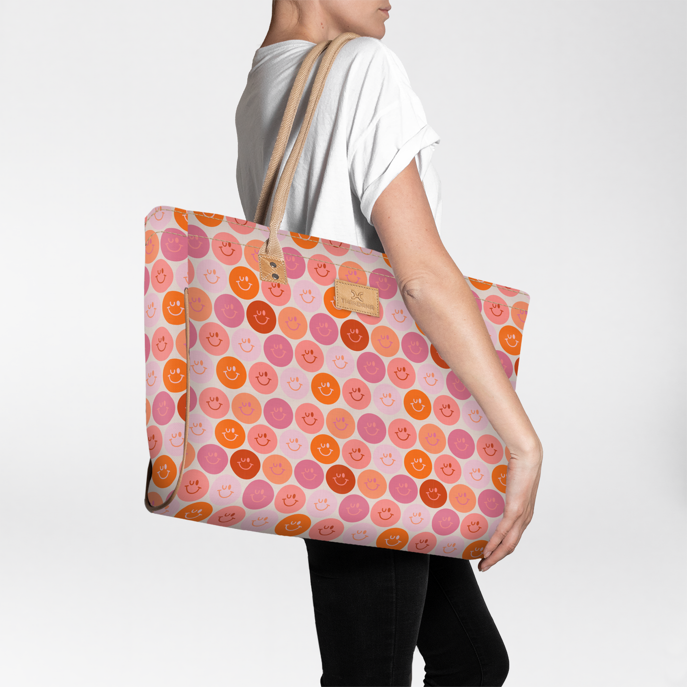 Beach Bag Large | Laminated Fabric