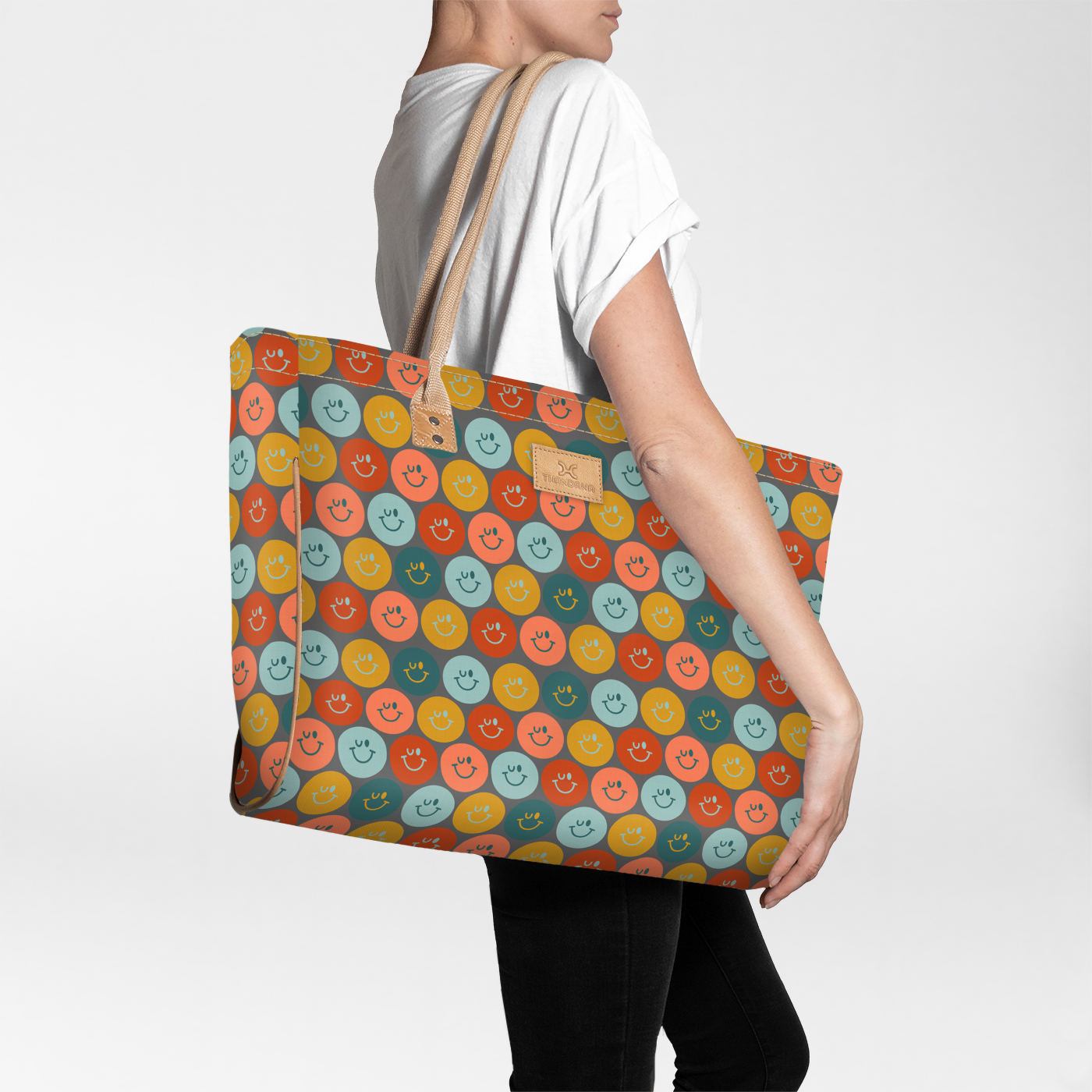Beach Bag Large | Laminated Fabric