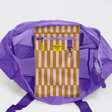 Meshie Large Beach Bag | Purple