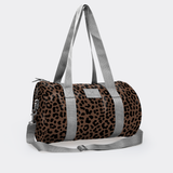 Sports & Gym Bag SILVER Trim | Laminated Fabric