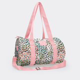 Sports & Gym Bag PINK Trim | Laminated Fabric