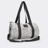 Sports & Gym Bag BLACK Trim | Laminated Fabric