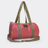 Sports & Gym Bag OLIVE Trim | Laminated Fabric