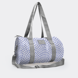 Sports & Gym Bag SILVER Trim | Laminated Fabric