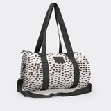 Sports & Gym Bag BLACK Trim | Laminated Fabric