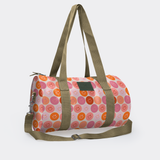 Sports & Gym Bag OLIVE Trim | Laminated Fabric