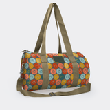 Sports & Gym Bag OLIVE Trim | Laminated Fabric