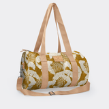 Sports & Gym Bag BEIGE Trim | Laminated Fabric