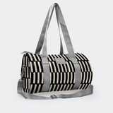 Sports & Gym Bag SILVER Trim | Laminated Fabric