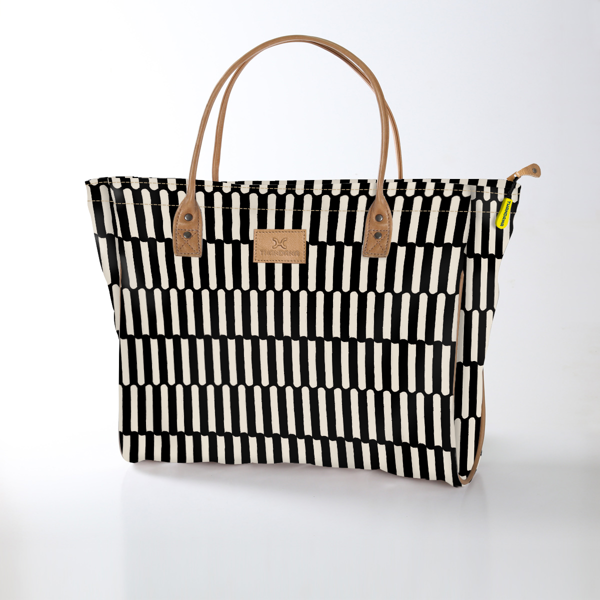 Utility Shopper Bag | Laminated Fabric