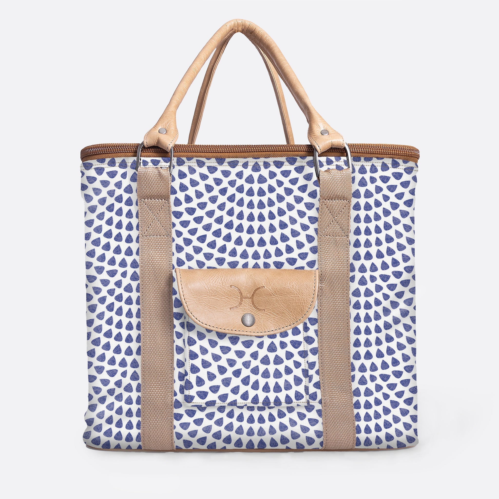 25l Box Cooler | Laminated Fabric with Genuine Leather & Hard Inner Bin Scale Away with me – Dazzling Blue Box Cooler