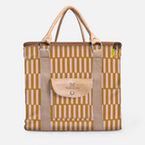 25l Box Cooler | Laminated Fabric with Genuine Leather & Hard Inner | Corporate Indie - Sunset Box Cooler by Thandana