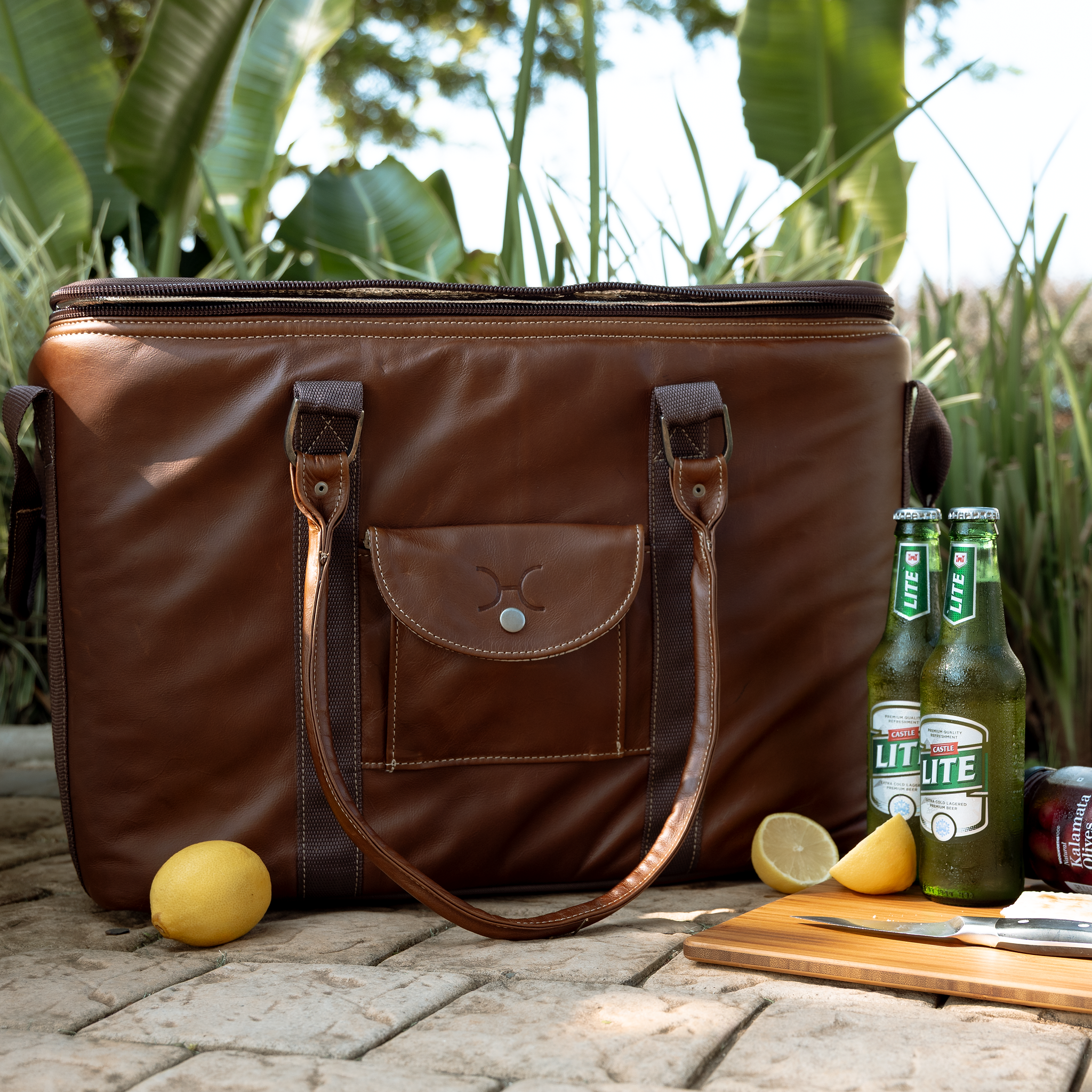 45L Bigboy Box Cooler Leather Hard Plastic Inner RTS