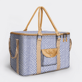 45l Big Boy Box Cooler | Laminated Fabric with Genuine Leather & Hard Inner Bin Scale Away with me - Dazzling Blue Box
