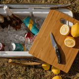 45l Big Boy Box Cooler | Laminated Fabric with Genuine Leather & Hard Inner Bin Box Cooler by Thandana