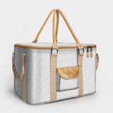 45l Big Boy Box Cooler | Laminated Fabric with Genuine Leather & Hard Inner Bin Scale Away with me - Moonstruck Box