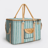 45l Big Boy Box Cooler | Laminated Fabric with Genuine Leather & Hard Inner Bin Box Cooler by Thandana
