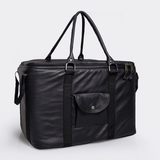 45l Big Boy Cooler | Genuine Leather & Hard Inner Bin Black Leather Box Cooler by Thandana