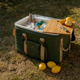 45l Big Boy Cooler | Genuine Leather & Hard Inner Bin | Corporate Basil Leather Box Cooler by Thandana