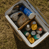 45l Big Boy Cooler | Wax Canvas with Genuine Leather & Hard Inner Bin Box Cooler by Thandana