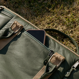 45l Big Boy Cooler | Wax Canvas with Genuine Leather & Hard Inner Bin Box Cooler by Thandana