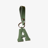 Charms Letters Key Ring | Leather