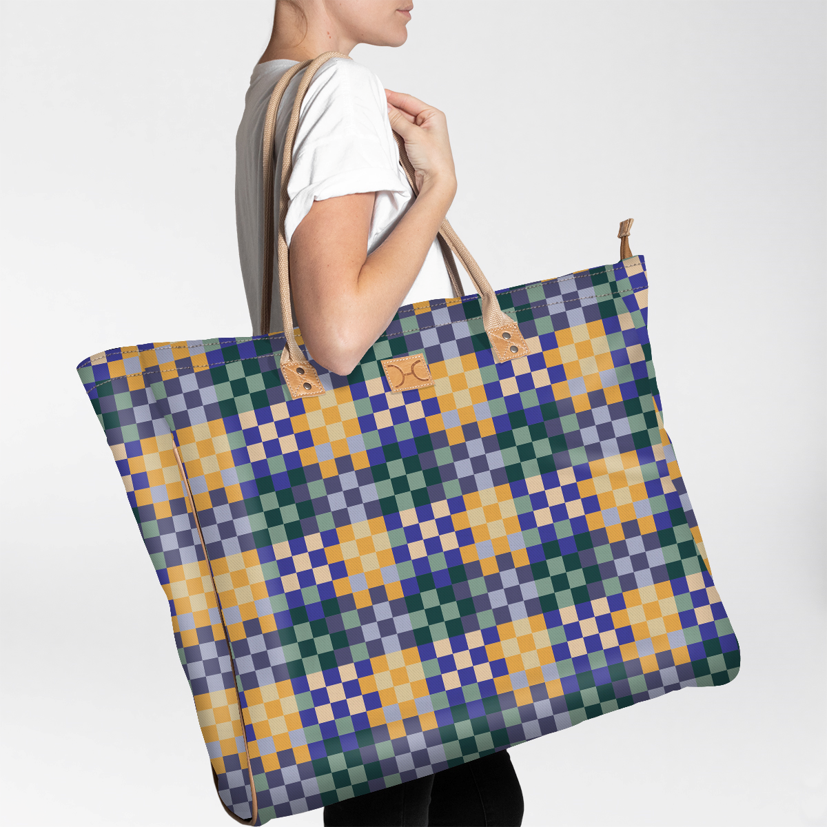 Beach Jumbo Bag Laminated Fabric RTS