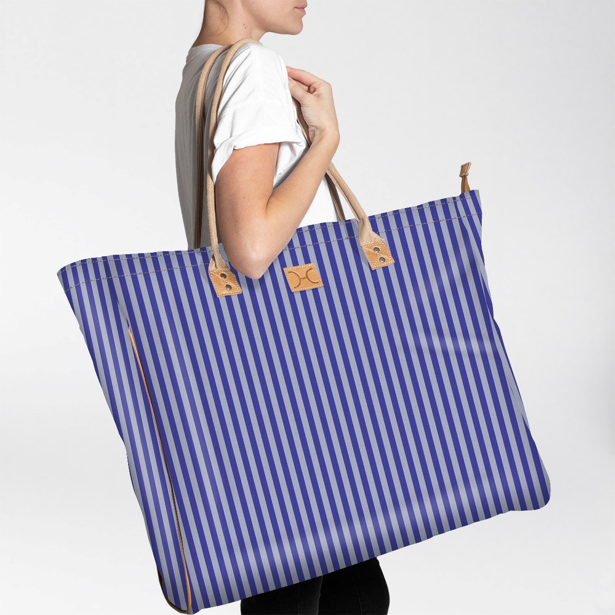 Beach Jumbo Bag Laminated Fabric RTS