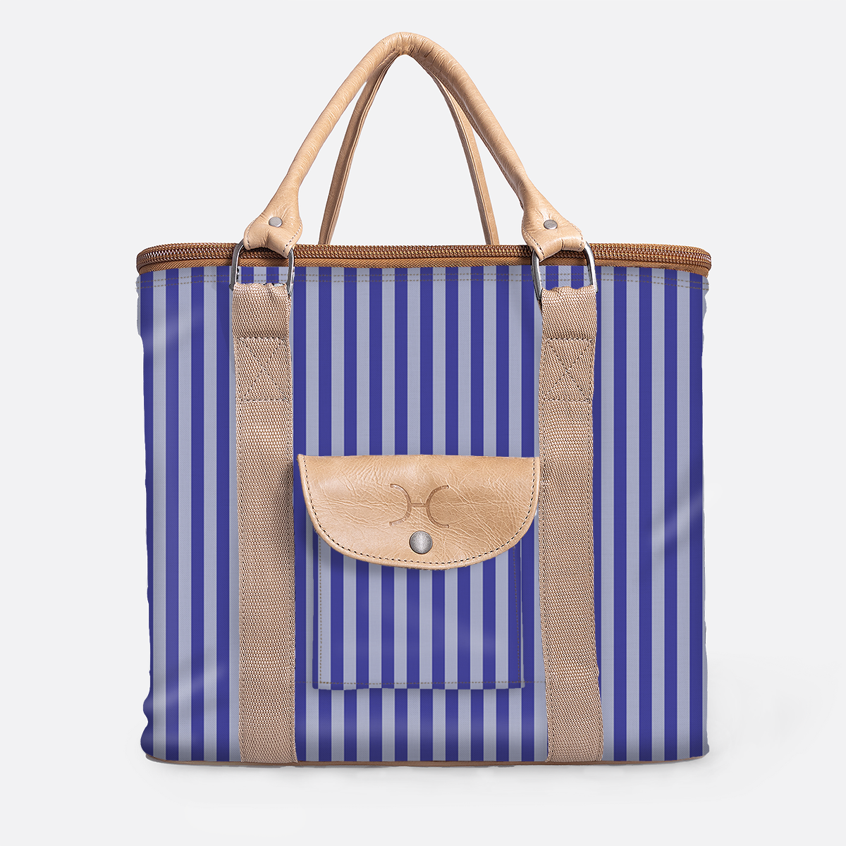 25L Box Cooler | Laminated Fabric with Genuine Leather & Hard Inner Bin