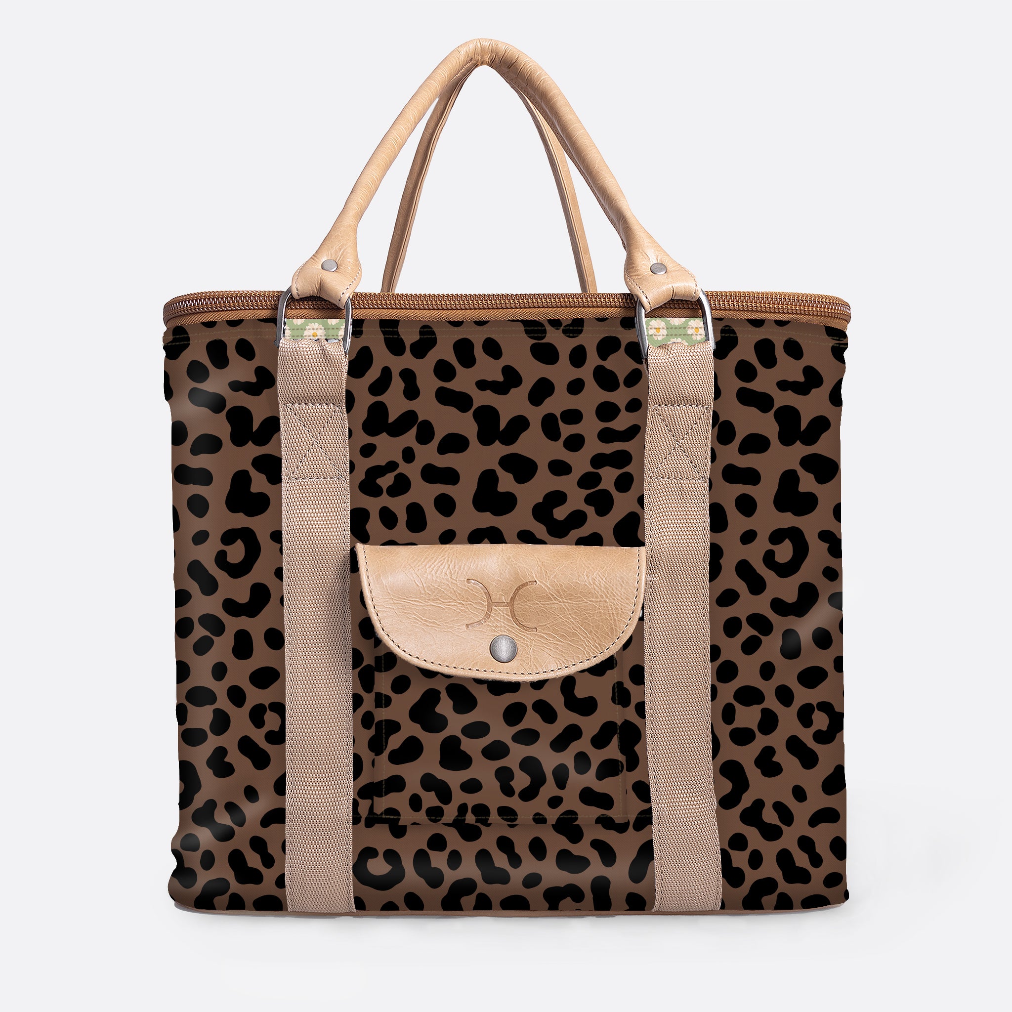 25L Box Cooler | Laminated Fabric with Genuine Leather & Hard Inner Bin