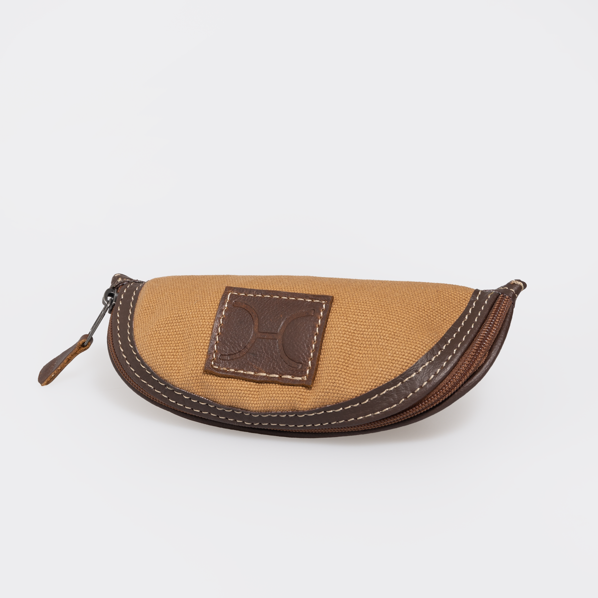 Glasses Case | Wax Canvas & Leather