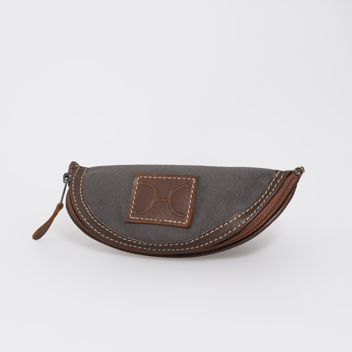 Glasses Case | Wax Canvas & Leather