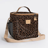 Lunch Box Cooler | Laminated Fabric with Genuine Leather | In Stock