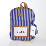 Kids Backpack | Laminated Fabric with Genuine Leather | In Stock