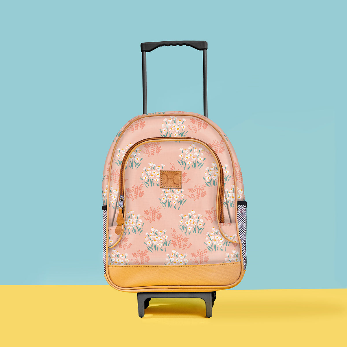 Kids Wheelie Backpack Blue handle – Thandana
