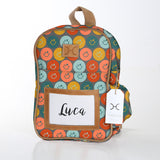 Kids Backpack | Laminated Fabric with Genuine Leather | In Stock
