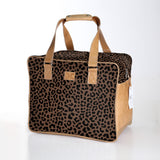 Kids Large Weekender Luggage | Laminated Fabric with Genuine Leather
