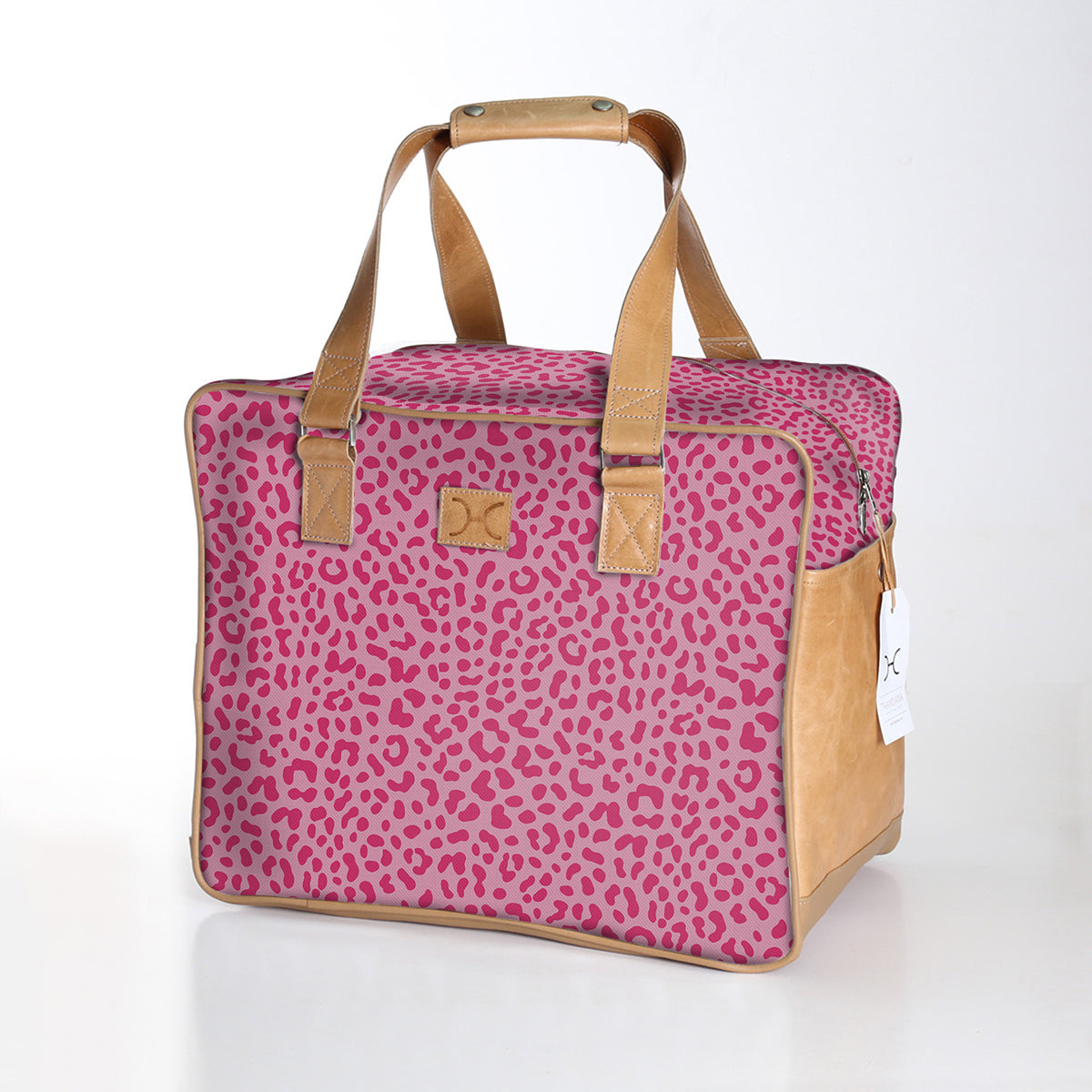 Kids Large Weekender Luggage | Laminated Fabric with Genuine Leather