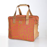 Kids Large Weekender Luggage | Laminated Fabric with Genuine Leather