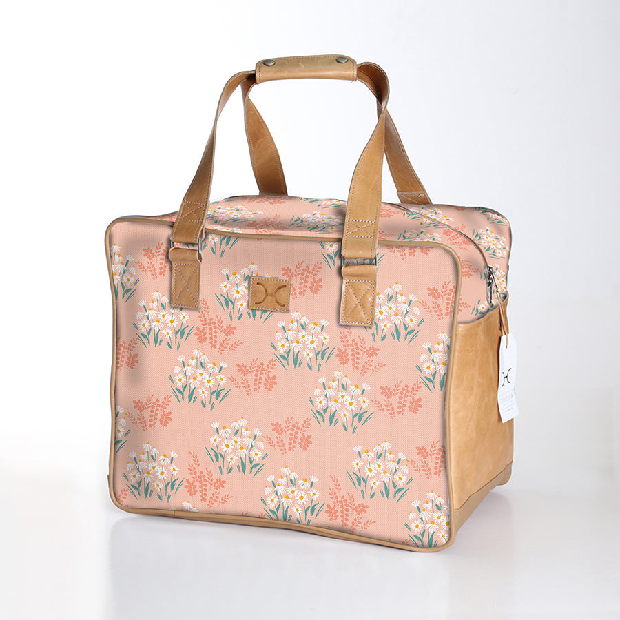 Kids Large Weekender Luggage | Laminated Fabric with Genuine Leather