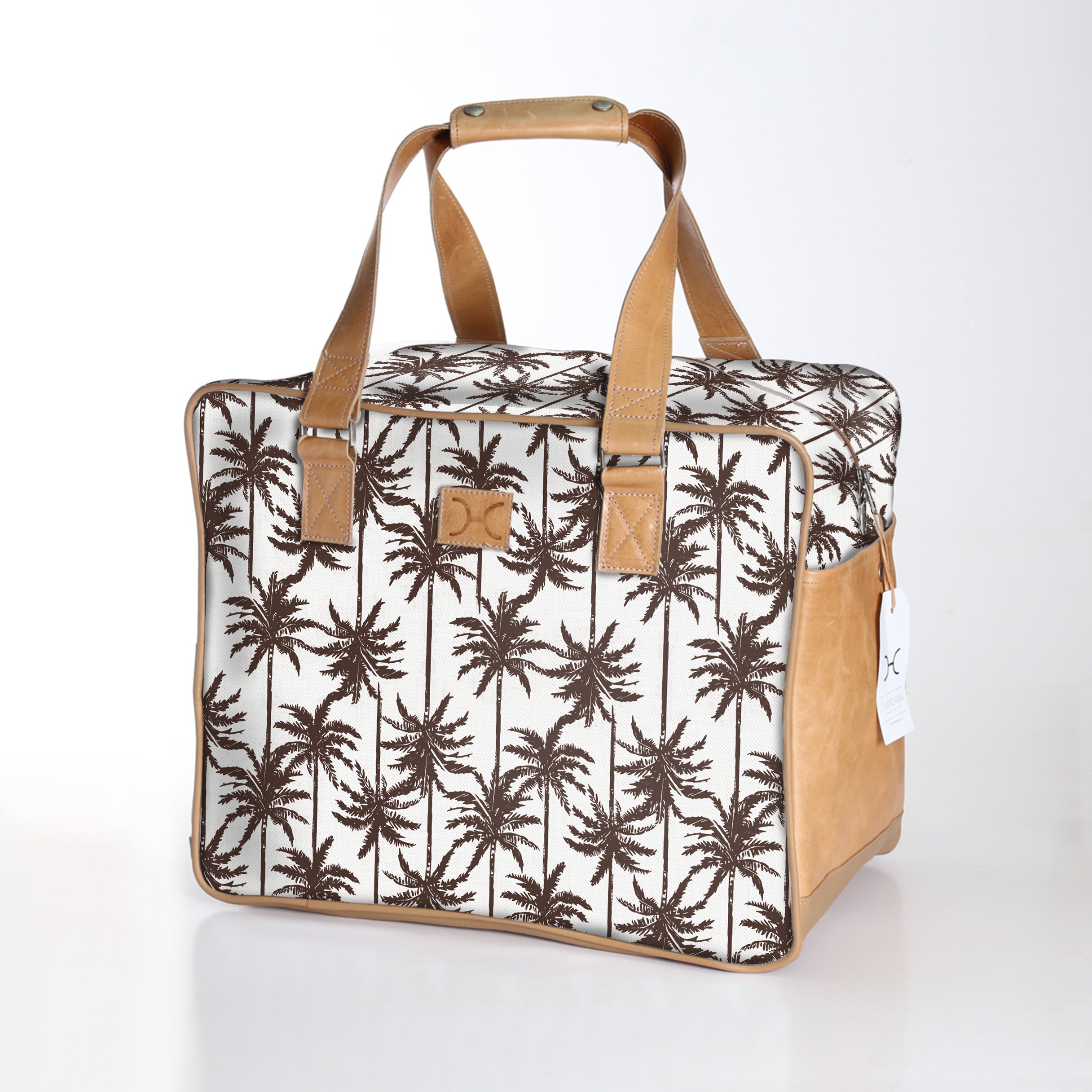 Kids Large Weekender Luggage | Laminated Fabric with Genuine Leather