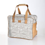 Kids Large Weekender Luggage | Laminated Fabric with Genuine Leather